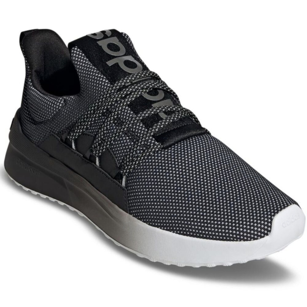 Adidas Mens Lite Racer Adapt 5.0 Black Running & Training Shoes Sneakers NWOB